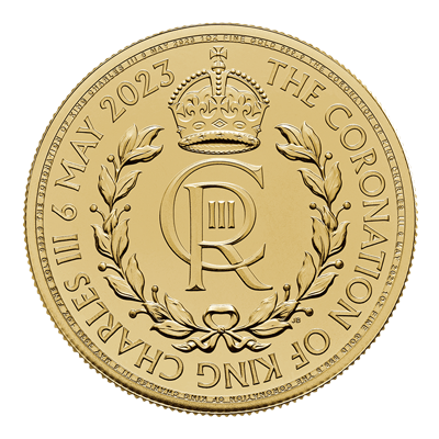 A picture of a 1 oz. Coronation King Charles III Gold Coin (2023)